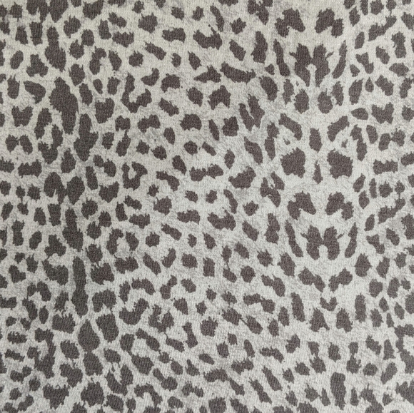 Room Service Sleep Shirt Chemise Sleeveless Animal Print Grey White M NWT - Picture 9 of 10